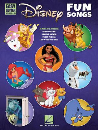 Kniha Disney Fun Songs for Easy Guitar Hal Leonard Corp