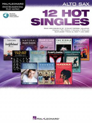 Kniha 12 Hot Singles: For Alto Sax Hal Leonard Corp