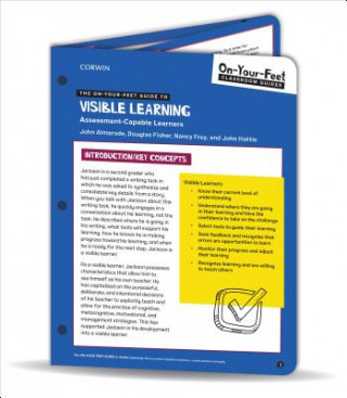 Kniha On-Your-Feet Guide to Visible Learning John T. Almarode