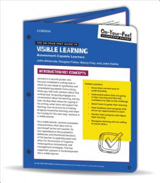 Książka On-Your-Feet Guide to Visible Learning John T. Almarode