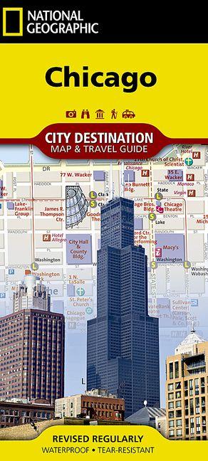Materiale tipărite Chicago Map National Geographic Maps