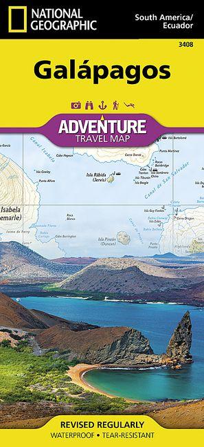 Printed items Galapagos Map National Geographic Maps - Adventure