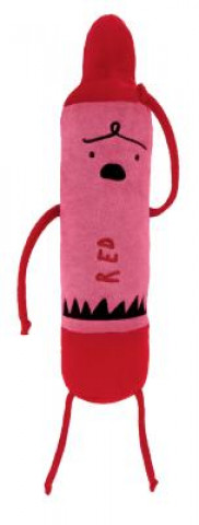 Carte The Day the Crayons Quit Red 12" Plush Drew Daywalt