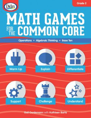 Buch Math Games for the Common Core, Grade 2 [With CDROM] Gail Gerdemann