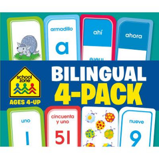 Hra/Hračka School Zone Bilingual 4-Pack Flash Cards School Zone