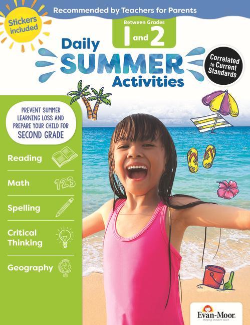 Könyv Daily Summer Activities: Between 1st Grade and 2nd Grade, Grade 1 - 2 Workbook: Moving from 1st Grade to 2nd Grade, Grades 1-2 Evan-Moor Educational Publishers