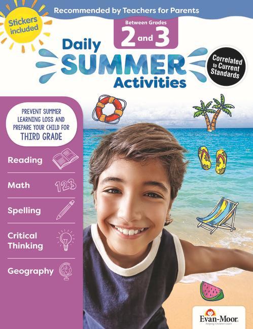 Carte Daily Summer Activities: Between 2nd Grade and 3rd Grade, Grade 2 - 3 Workbook: Moving from 2nd Grade to 3rd Grade, Grades 2-3 Evan-Moor Educational Publishers