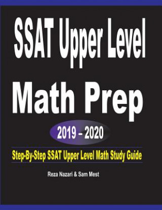 Kniha SSAT Upper Level  Math Prep  2019 - 2020 Reza Nazari