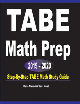 Kniha TABE  Math Prep  2019 - 2020 Reza Nazari