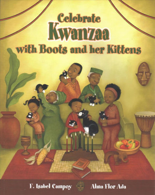 Carte Celebrate Kwanzaa with Boots and Her Kittens Alma Flor Ada