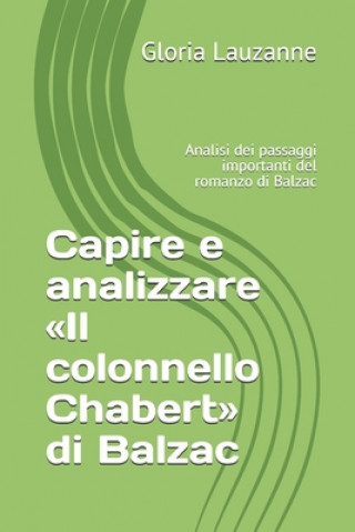 Buch Capire e analizzare Il colonnello Chabert di Balzac Gloria Lauzanne