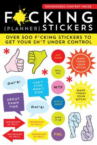 Naptár/Határidőnapló F*cking Planner Stickers Sourcebooks