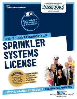 Kniha Sprinkler Systems License (C-3767): Passbooks Study Guide National Learning Corporation