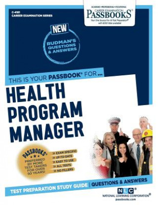 Könyv Health Program Manager (C-4181): Passbooks Study Guidevolume 4181 National Learning Corporation