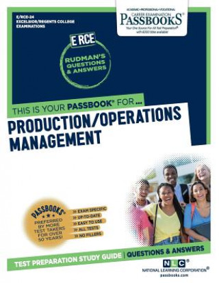 Book Production/Operations Management (Rce-24): Passbooks Study Guidevolume 24 National Learning Corporation