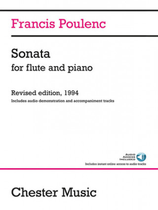 Knjiga Sonata for Flute and Piano: Revised Edition, 1994 Audio Edition Francis Poulenc