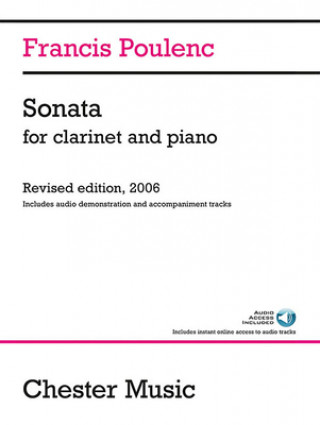 Carte Sonata for Clarinet and Piano: Revised Edition, 2006 Audio Edition Francis Poulenc