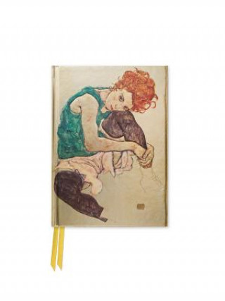 Naptár/Határidőnapló Egon Schiele: Seated Woman (Foiled Pocket Journal) Flame Tree