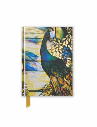 Kalendář/Diář Tiffany: Standing Peacock (Foiled Pocket Journal) Flame Tree Studio