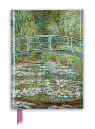 Kalendár/Diár Claude Monet: Bridge over a Pond of Water Lilies (Foiled Journal) Flame Tree Studio