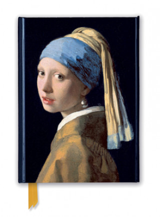 Kalendár/Diár Johannes Vermeer: Girl with a Pearl Earring (Foiled Journal) Flame Tree Studio