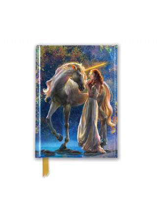 Naptár/Határidőnapló Elena Goryachkina: Sophia and the Unicorn (Foiled Pocket Journal) Flame Tree Studio