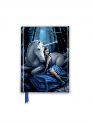 Kalendar/Rokovnik Anne Stokes: Blue Moon (Foiled Pocket Journal) Flame Tree Studio