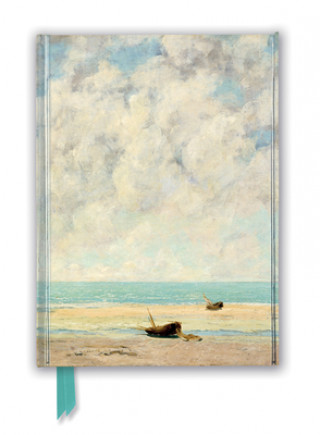 Carte Gustave Courbet: The Calm Sea (Foiled Journal) Flame Tree Studio