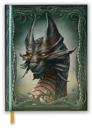 Kalendář/Diář Kerem Beyit: Black Dragon (Blank Sketch Book) Flame Tree Studio