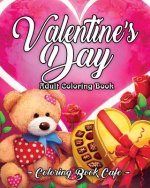 Könyv Valentine's Day Adult Coloring Book Coloring Book Cafe