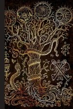 Carte Grimoire Spell Book: Book of Shadows Layout with Cornell Notes for Manifestation Updates - Tree of Knowledge Spiritual Awakening Portal Books
