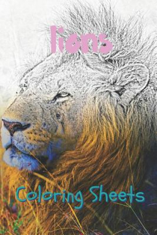 Kniha Lion Coloring Sheets: 30 Lion Drawings, Coloring Sheets Adults Relaxation, Coloring Book for Kids, for Girls, Volume 7 Coloring Books