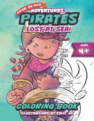 Kniha Adventures with Pirates - Lost at Sea!: Coloring Book for Kids Idle Afternoon