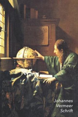 Kniha Johannes Vermeer Schrift: de Astronoom - Ideaal Voor School, Studie, Recepten of Wachtwoorden - Stijlvol Notitieboek Voor Aantekeningen - Artist Studio Landro