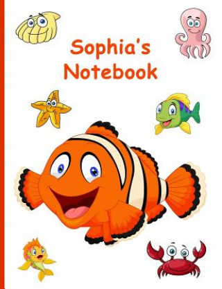 Carte Sophia's Notebook: 7.44 X 9.69, 160 Wide-Ruled Pages My Precious Journals