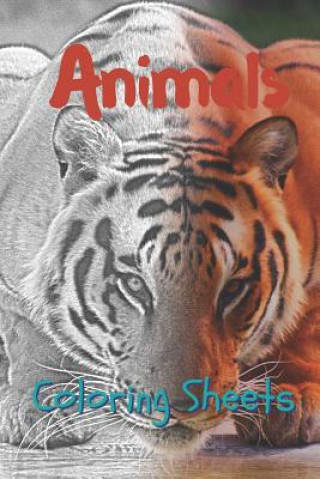 Kniha Animals Coloring Sheets: 30 Animals Drawings, Coloring Sheets Adults Relaxation, Coloring Book for Kids, for Girls, Volume 23 Julian Smith