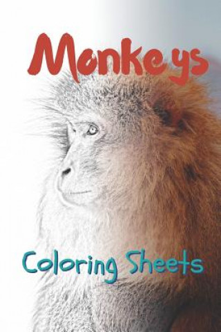 Carte Monkey Coloring Sheets: 30 Monkey Drawings, Coloring Sheets Adults Relaxation, Coloring Book for Kids, for Girls, Volume 15 Julian Smith