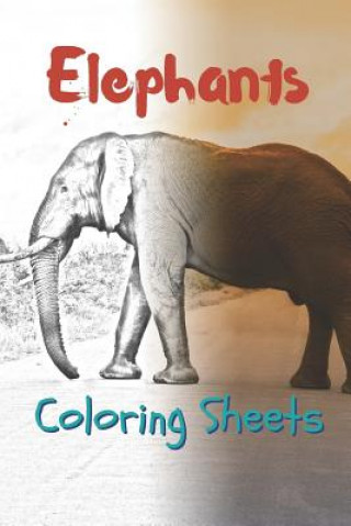 Carte Elephant Coloring Sheets: 30 Elephant Drawings, Coloring Sheets Adults Relaxation, Coloring Book for Kids, for Girls, Volume 5 Julian Smith