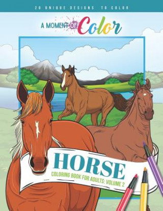 Knjiga Horse Coloring Book for Adults Volume 2 Angela Gaines