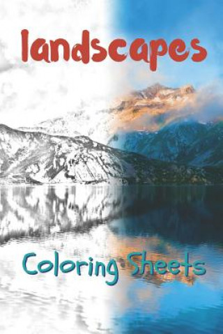 Kniha Landscape Coloring Sheets: 30 Landscape Drawings, Coloring Sheets Adults Relaxation, Coloring Book for Kids, for Girls, Volume 5 Julian Smith