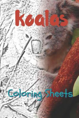 Kniha Koala Coloring Sheets: 30 Koala Drawings, Coloring Sheets Adults Relaxation, Coloring Book for Kids, for Girls, Volume 9 Julian Smith