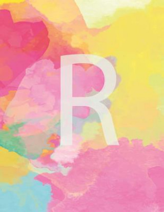 Knjiga R: Monogram Initial Composition Wide Ruled Notebook Atoz Notebooks