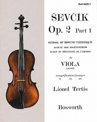 Carte Sevcik for Viola: School of Bowing Technique, Opus 2 Part 1 Otakar Sevcik