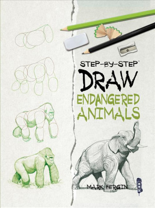 Knjiga Draw Endangered Animals Mark Bergin