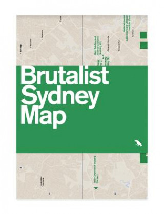 Nyomtatványok Brutalist Sydney Map Glenn Harper