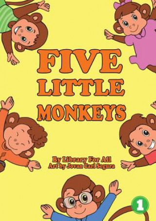 Kniha Five Little Monkeys Library For All