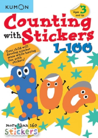 Kniha Counting with Stickers 1-100 Kumon Publishing