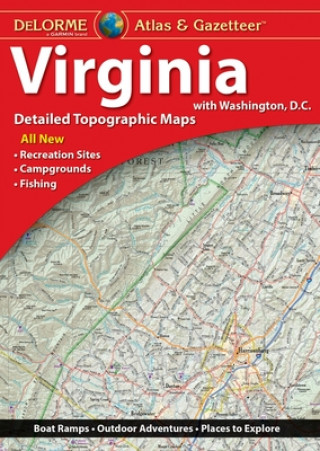Kniha Delorme Virginia Atlas & Gazetteer Rand Mcnally