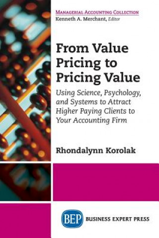 Livre From Value Pricing to Pricing Value Rhondalynn Korolak