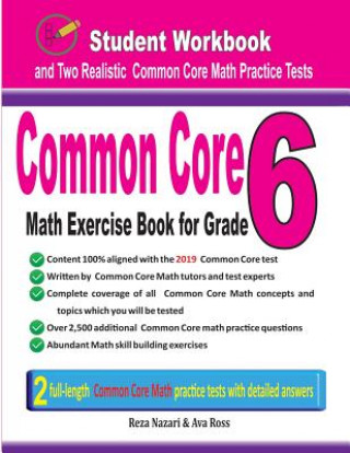Book Common Core Math Exercise Book for Grade 6 Reza Nazari